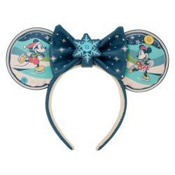 DISNEY - Mickey & Minnie "Holiday" - Serre tête LoungeFly