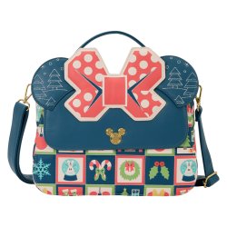DISNEY - Mickey & Minnie "Holiday" - Sac bandoulière Loungefly