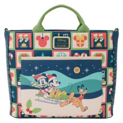 DISNEY - Mickey & Minnie "Holiday" - Tote Bag LoungeFly