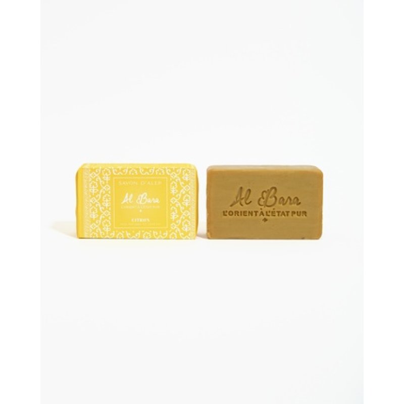 Al Bara Syrian Aleppo Soap Lemon Scent Natural Soap
