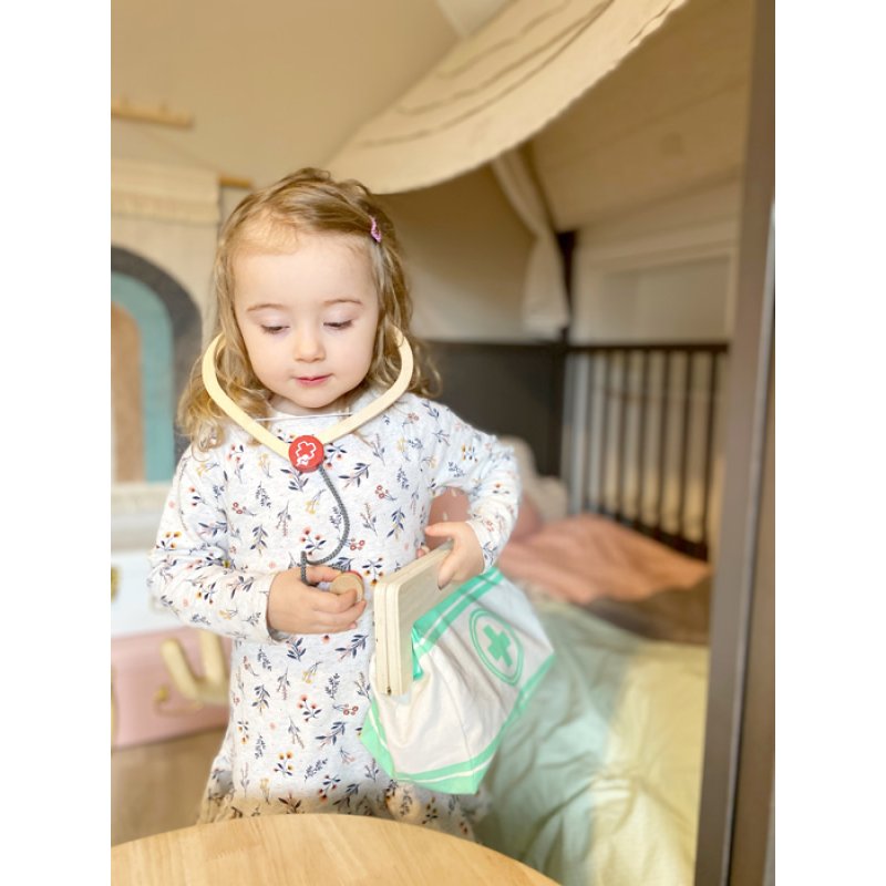 Small Foot Wooden Doctor's Bag with Extensive Accessories for Children 3 - Item 11916