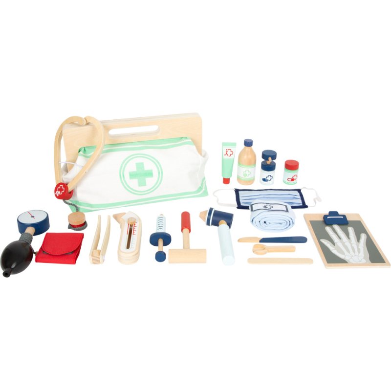 Small Foot Wooden Doctor's Bag with Extensive Accessories for Children 3 - Item 11916