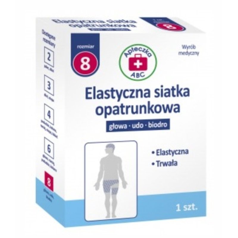 Apteczka Abc Elastic Bandage Mesh Size 8 1 Piece