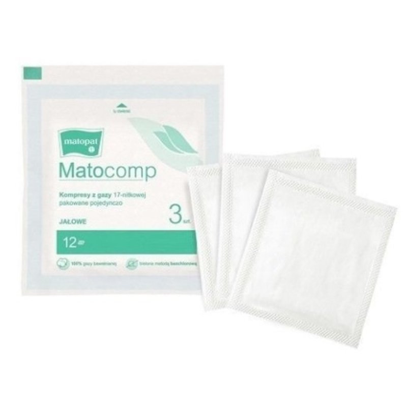Matocomp Advanced 17ply Gas Compression Dressings 9x9cm 3pack