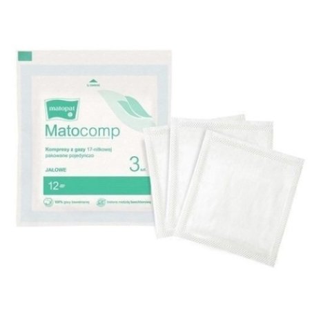 Matocomp Advanced 17ply Gas Compression Dressings 9x9cm 3pack