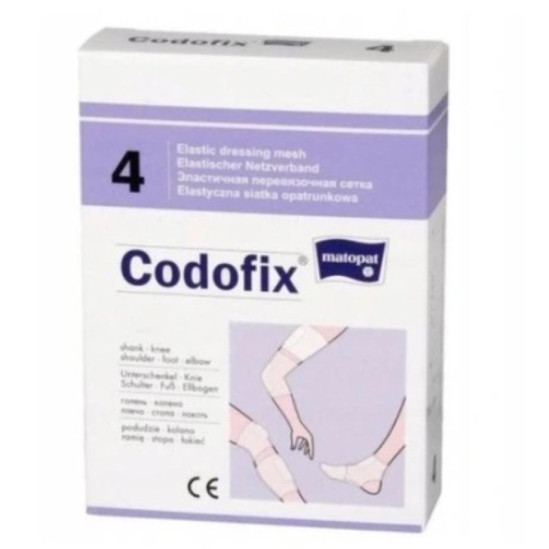 Codofix Elastic Bandage Mesh No 4 445cm X 10m For Lower Leg And Knee
