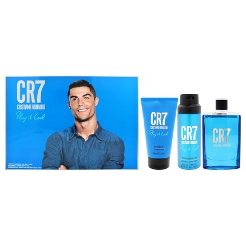 Cristiano Ronaldo Play It Cool For Men 3 Pc Gift Set 34oz EDT Spray