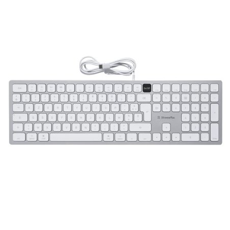MCL MCL-XtremeMac-Clavier filaire pour Mac avec bouton ON/OFF