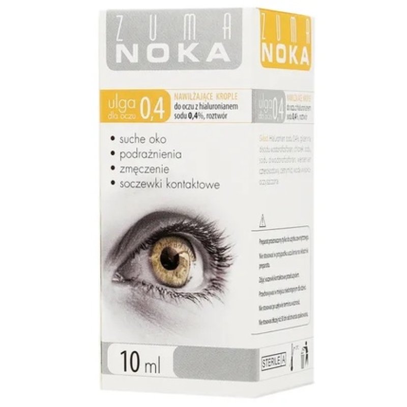 Zuma Noka Vision Relief Eye Drops 04 Solution 10ml Advanced Soothing For Enhanced Vision