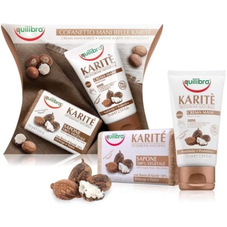Equilibra Corpo Belle Karité Hand Cream and Vegetable Soap Gift Set
