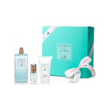 Acqua Dell'elba Classica Eau De Parfum Women's Set 100ml Eau De Parfum 15ml Eau De Parfum 75ml Body Cream