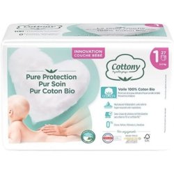 Cottony Diapers With Organic Cotton, 27 Layers, Size 1 2-5 Kg