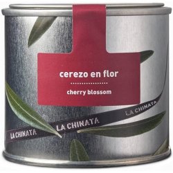 Scented Candle 'Cherry In Flower' Tin - La Chinata 175 Gr