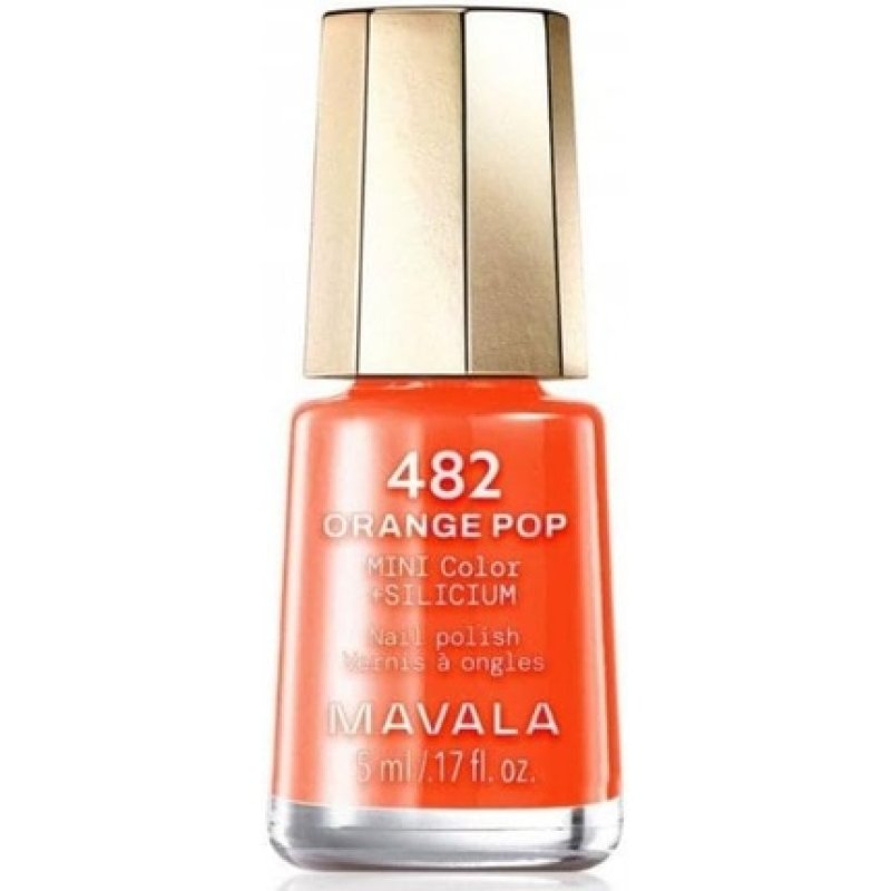 Mavala Pop Wave Collection 2025 Orange Pop 482 Nail Polish 5ml