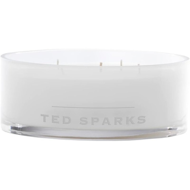 Ted Sparks Balthazar Fresh Linen Scented Candle White Soy Wax 50