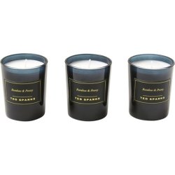 Ted Sparks Mini Candle Gift Set Bamboo & Peony Scented Candles in Glass