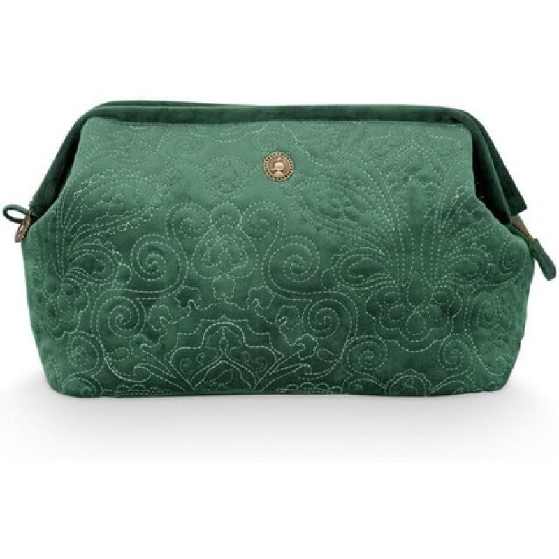 Pip Studio Extra Large Quilted Days Green Cosmetic Bag
