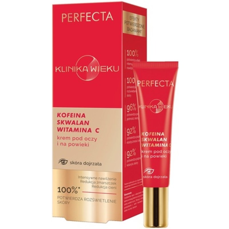 Perfecta Age Clinic Eye Cream With Caffeine Squalane And Vitamin C 15ml