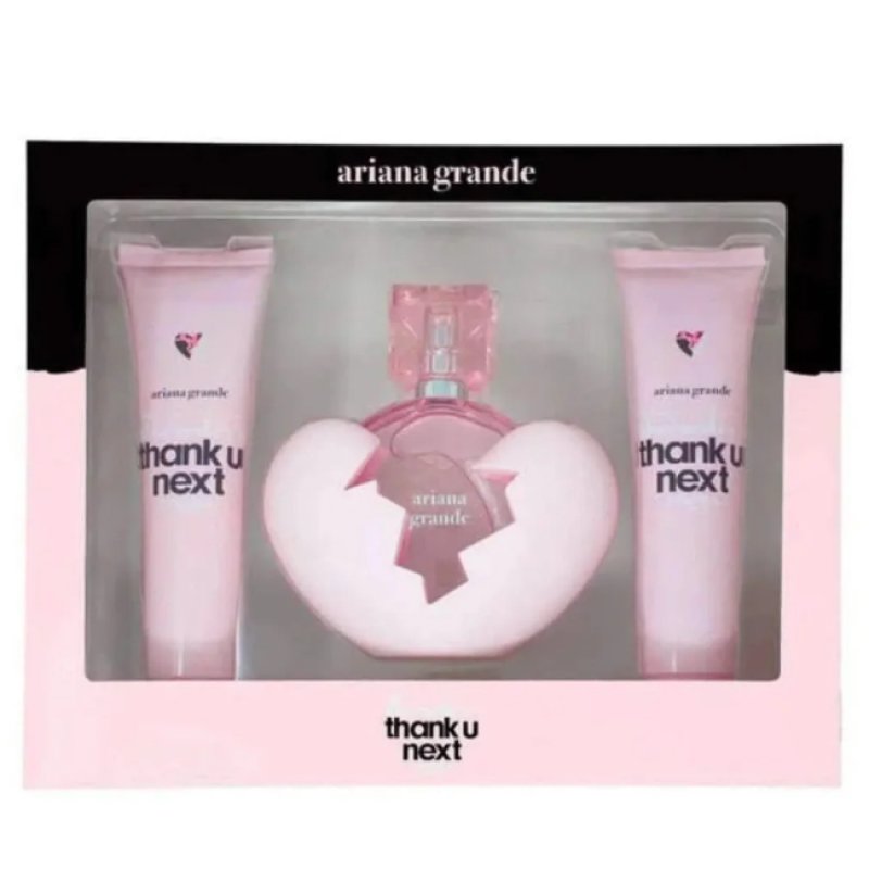 Set Ariana Grande Thank U Next Edp 100ml Body Lotion 100ml Shower Gel 100ml