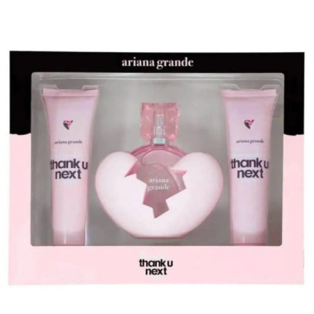 Set Ariana Grande Thank U Next Edp 100ml Body Lotion 100ml Shower Gel 100ml