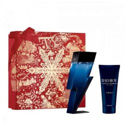 Set Carolina Herrera Bad Boy Cobalt, Barbati, Eau De Parfum 100ml Gel de dus 100ml
