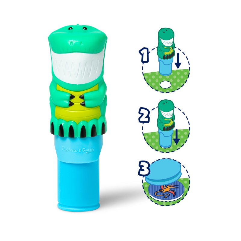 Melissa & Doug Sticker WOW! Activity Pad & Sticker Stamper - Dinosaur