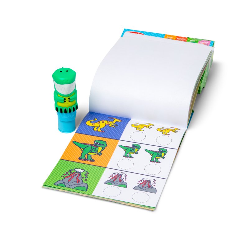 Melissa & Doug Sticker WOW! Activity Pad & Sticker Stamper - Dinosaur