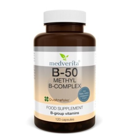 Medverita B-50 Complex Vitamins 120 Capsules