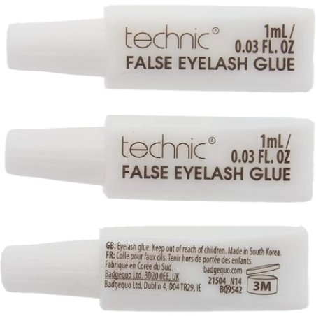 Technic Eyelash Glue 1ml - Pack of 3