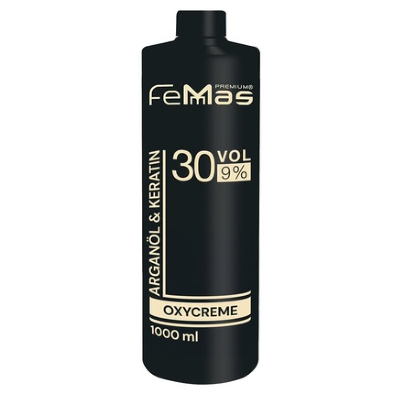 Femmas Oxycreme 9% 1000ml Oxidant for Hair Coloring and Tinting