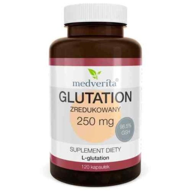 Medverita Glutathione Reduced 250mg 120 Capsules