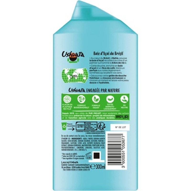 Ushuaïa Café & Açaï Shower Gel