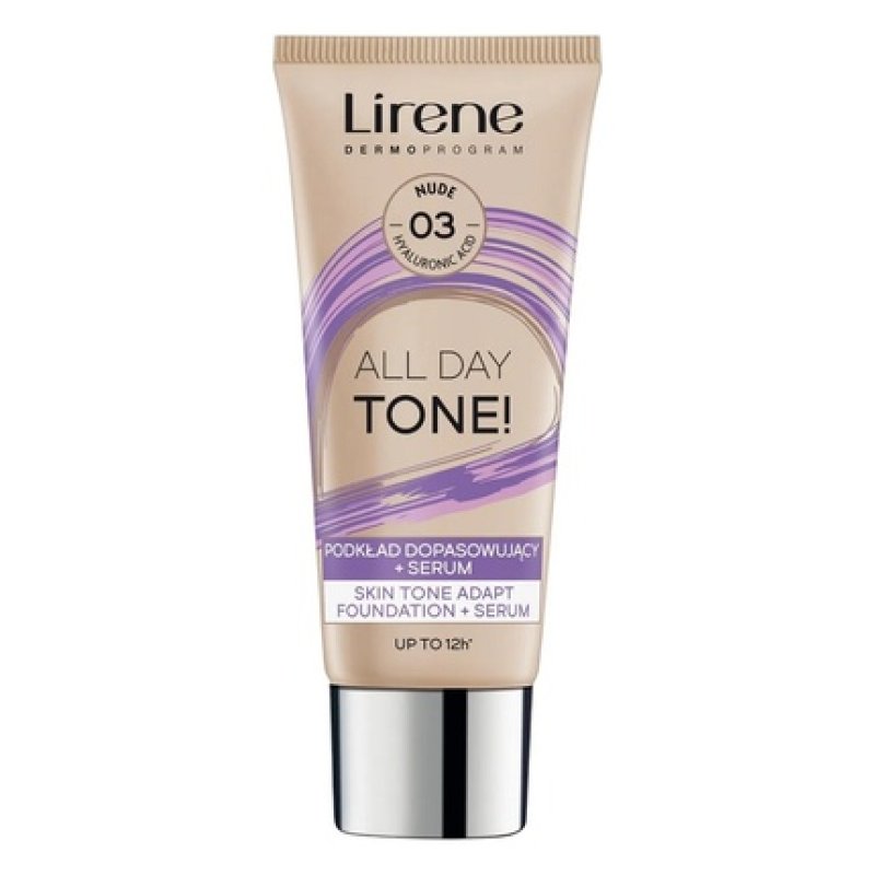 Lirene All Day Tone Foundation Matching Nude 30ml
