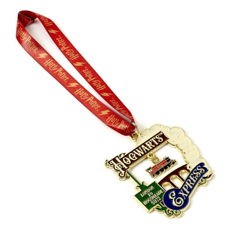 Harry Potter tree ornament Hogwarts Express (Golden Tone)