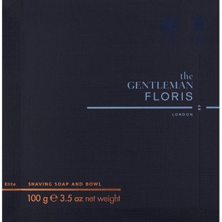 Floris London Elite Shaving Soap in Wooden Bowl