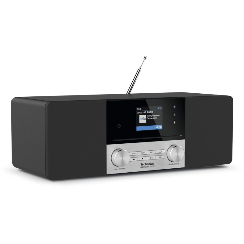TechniSat DIGITRADIO 3 VOICE Black, Silver