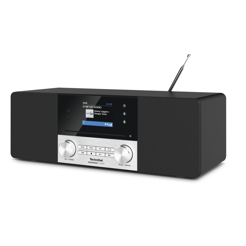 TechniSat DIGITRADIO 3 VOICE Black, Silver