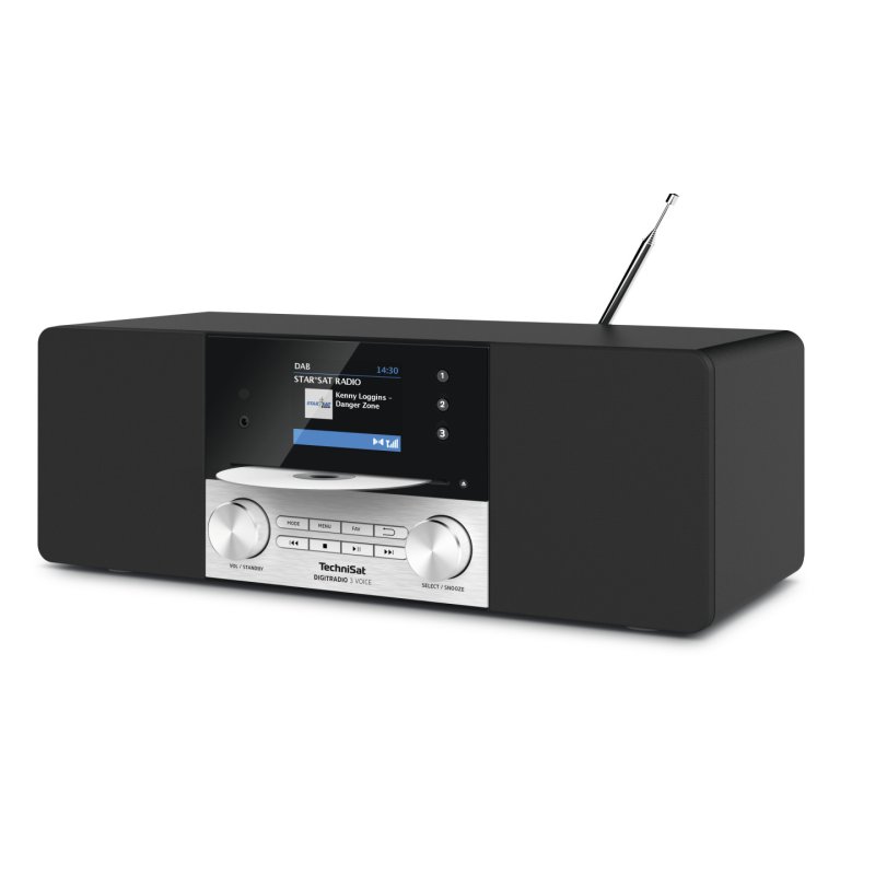 TechniSat DIGITRADIO 3 VOICE Black, Silver