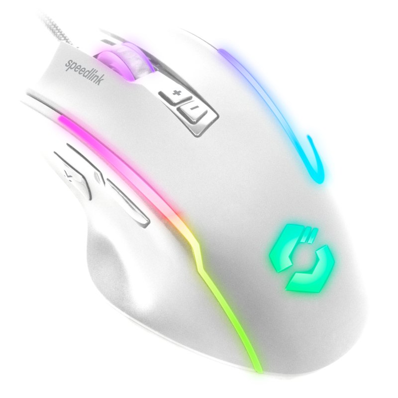 SPEEDLINK SL-680024-WT souris Gaming Droitier USB Type-A Optique 12800 DPI
