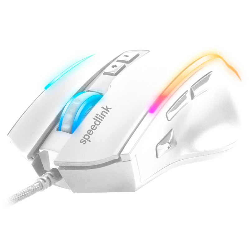 SPEEDLINK SL-680024-WT souris Gaming Droitier USB Type-A Optique 12800 DPI