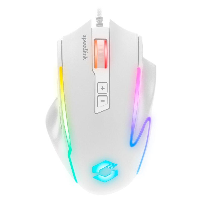 SPEEDLINK SL-680024-WT souris Gaming Droitier USB Type-A Optique 12800 DPI