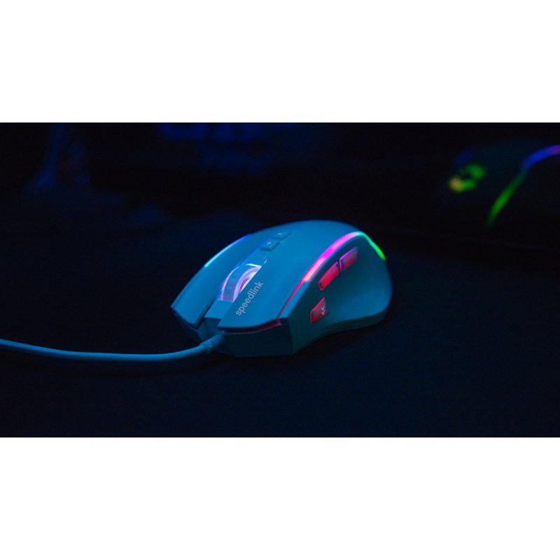 SPEEDLINK SL-680024-WT souris Gaming Droitier USB Type-A Optique 12800 DPI
