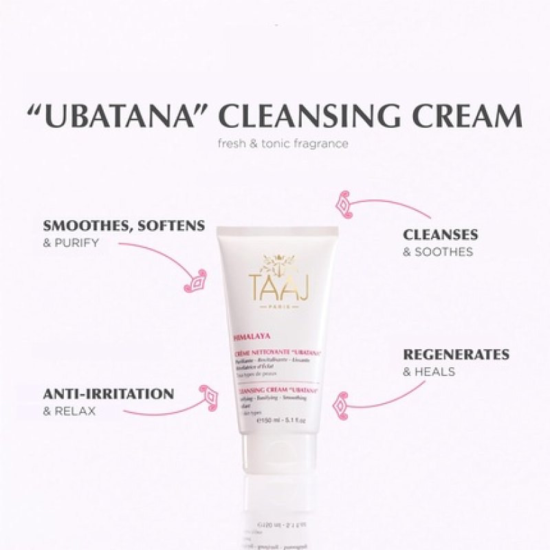 Taaj Ubatana Cleansing Cream Himalaya Soap-Free Daily Cleansing Care
