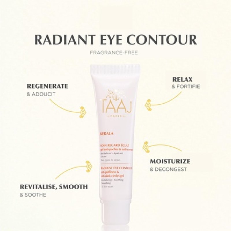 Taaj Radiance Eye Care Kerala Anti-Bloating and Anti-Dark Circles Gel