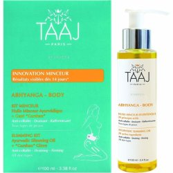 Taaj Slimming Kit Ayurvedic Slimming Oil and Garshan Glove