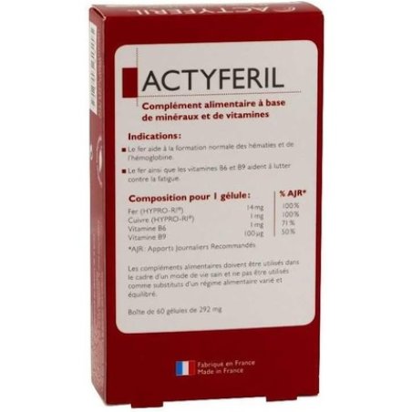 Codifra Actyferil Iron Supplement 60 Capsules