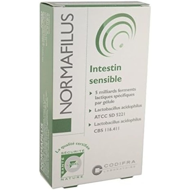 Codifra Normafilus Sensitive Intestinal Comfort Box of 28 Capsules