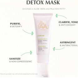 Taaj Purifying Detox Mask Japure - Purifies, Clarifies, and Tonifies