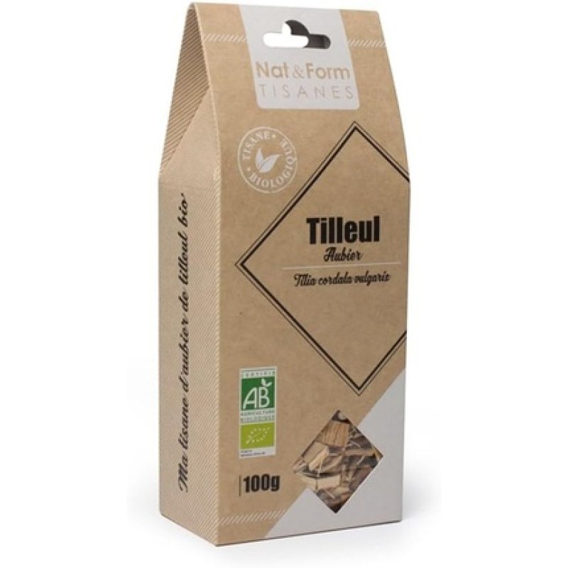 Nat & Form Tisane Aubier De Tilleul Blanc Bio 100g