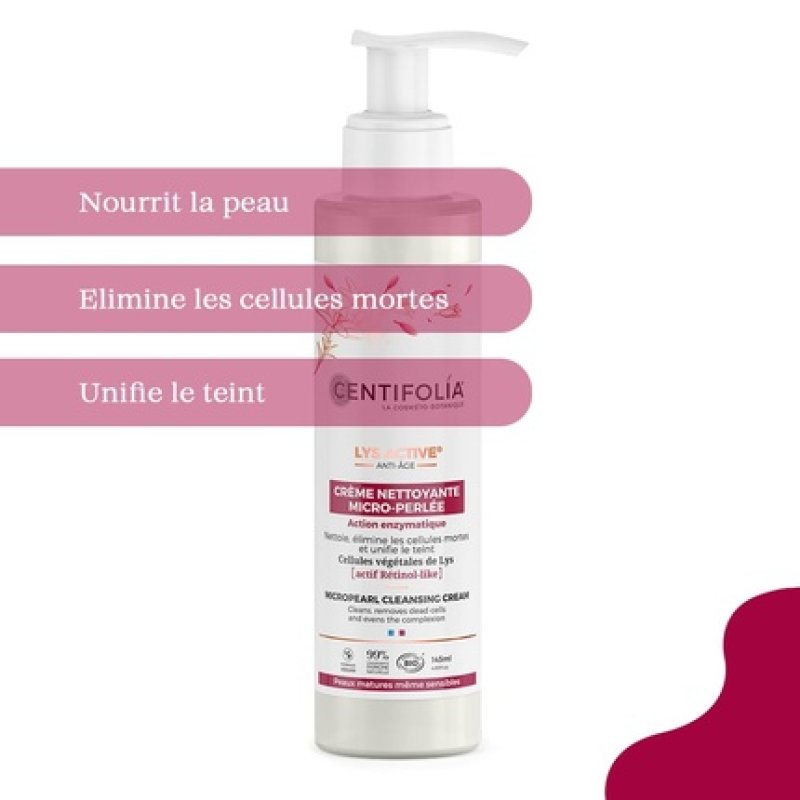 Centifolia Bio Enzymatic Micro-Pearl Cleansing Cream 145ml